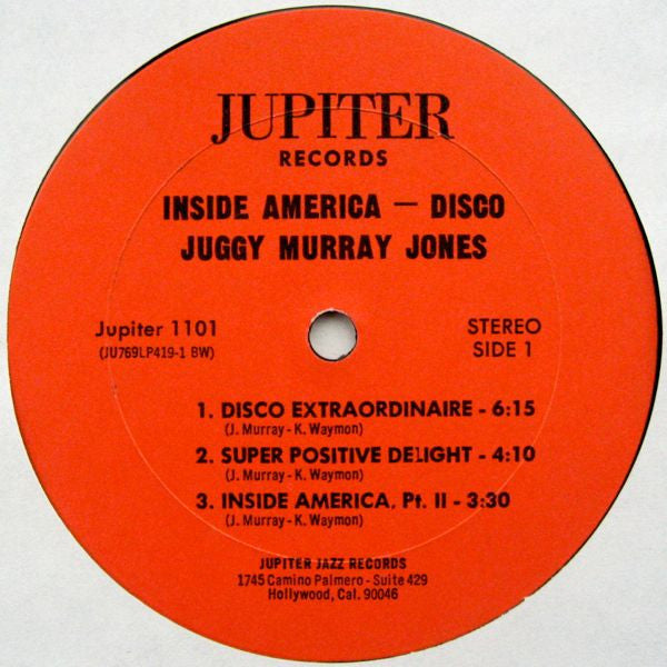 Inside America (Disco) Juggy Murray Jones