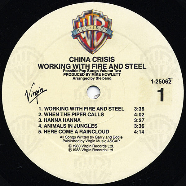 Working With Fire And Steel (Possible Pop Songs Volume Two) China Crisis