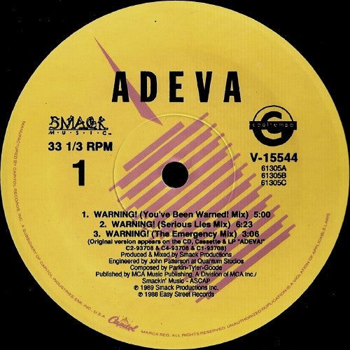 Warning! Adeva