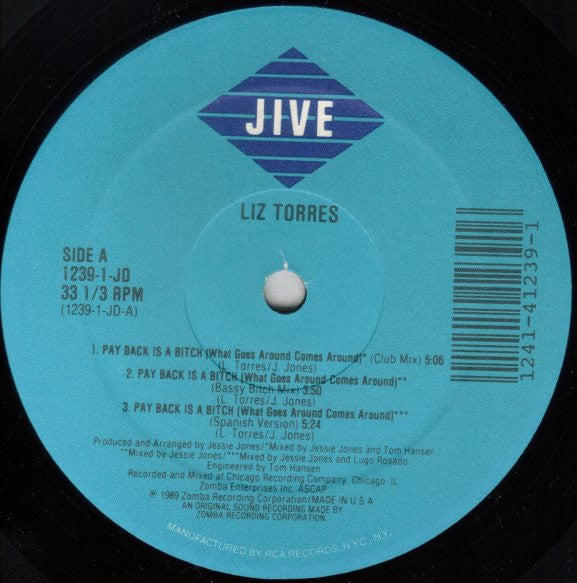 Pay Back Is A Bitch (What Goes Around Comes Around) Liz Torres