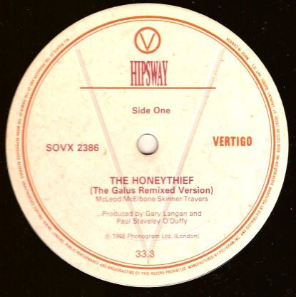 The Honeythief (The 12" Galus Mix) 2 Hipsway