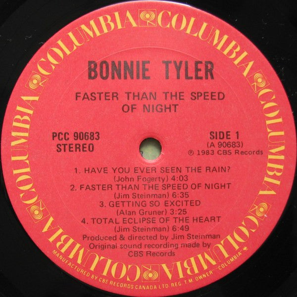 Plus rapide que la vitesse de la nuit Bonnie Tyler