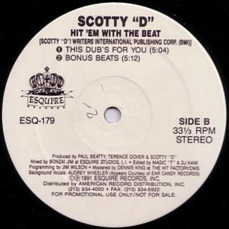 Hit 'Em With The Beat Scotty D