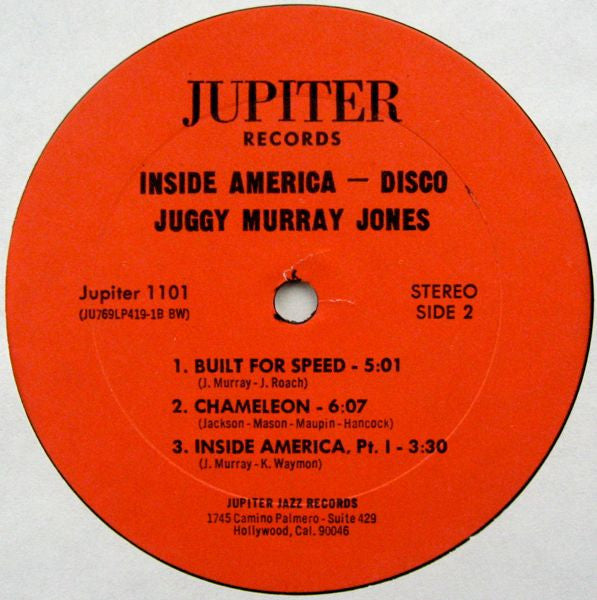 Inside America (Disco) Juggy Murray Jones
