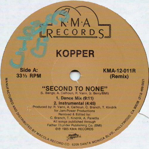 Second To None (Remix) Cuivre (2)