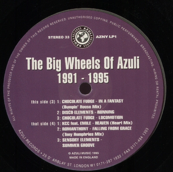 Les Grandes Roues d'Azuli (1991-1995) Divers