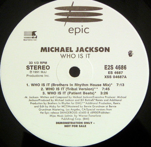 Who Is It Michael Jackson