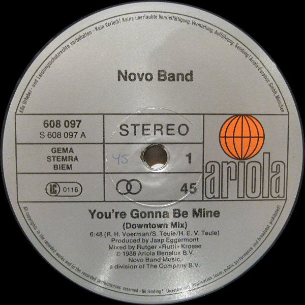 Tu seras à moi Novo Band