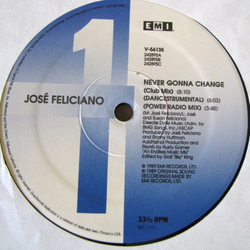 Never Gonna Change José Feliciano