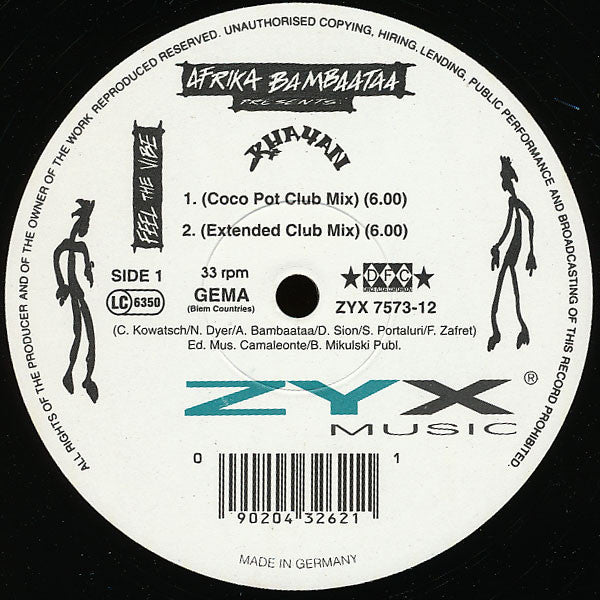 Feel The Vibe 2 Afrika Bambaataa,Khayan