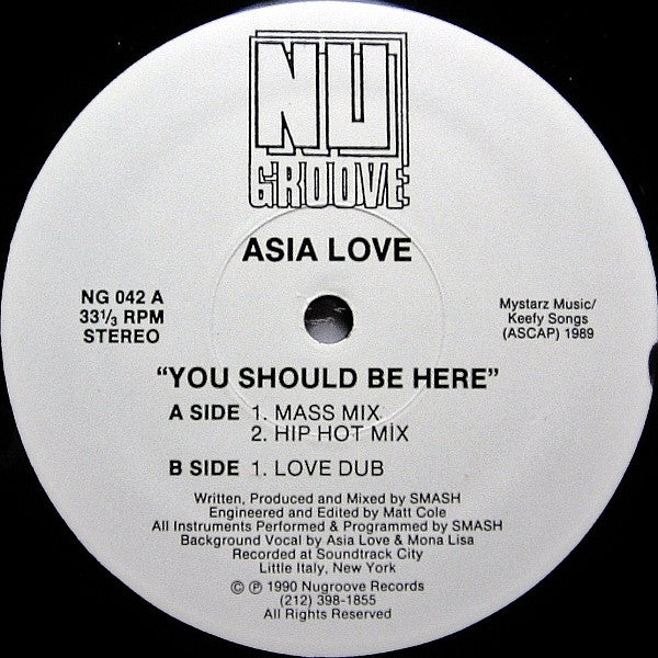 Tu devrais être ici Amour d'Asie
