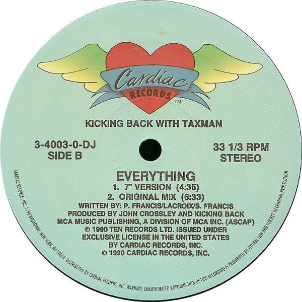 Everything 4 Kicking Back,Taxman