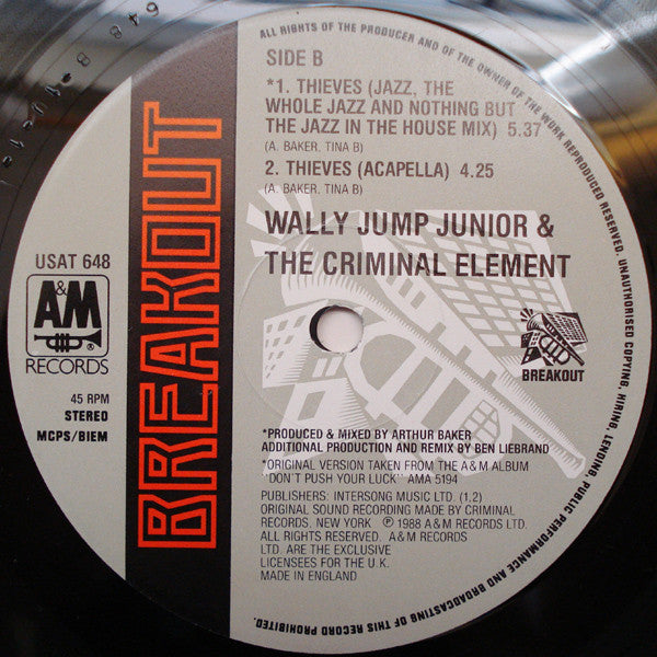 Thieves Wally Jump Jr & The Criminal Element