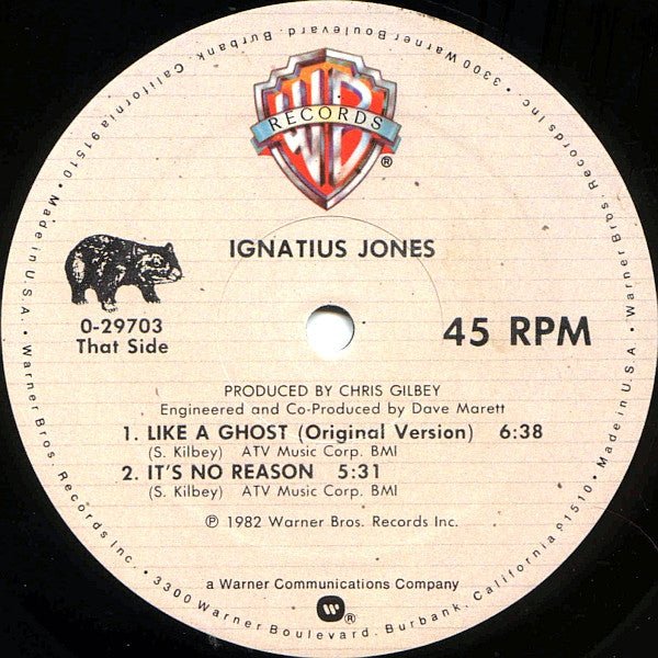 Like A Ghost Ignatius Jones