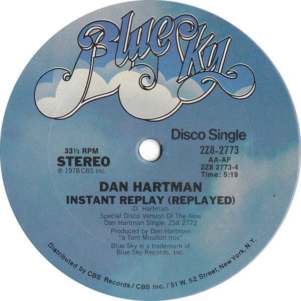 Relecture instantanée Dan Hartman