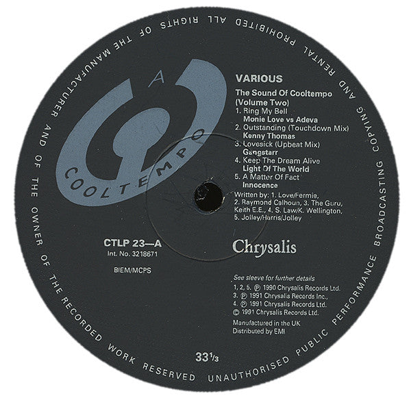 Enjoy! The Sound Of Cooltempo Volume 2 Various