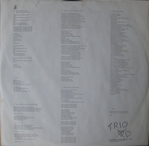 The Album / Da Da Da | Rectangle Triangle