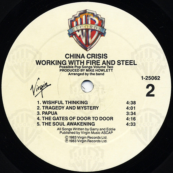 Working With Fire And Steel (Possible Pop Songs Volume Two) China Crisis
