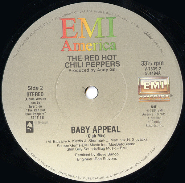 Lève-toi et saute / Baby Appeal Piments rouges
