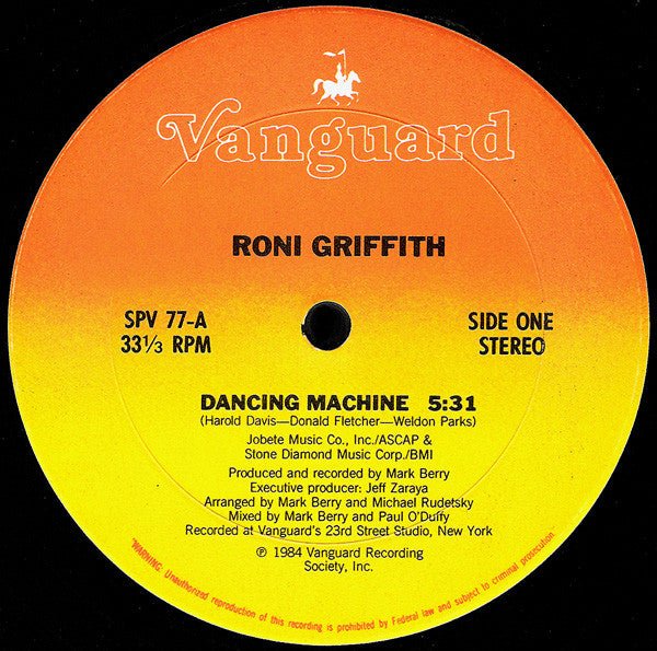 Machine à danser Roni Griffith