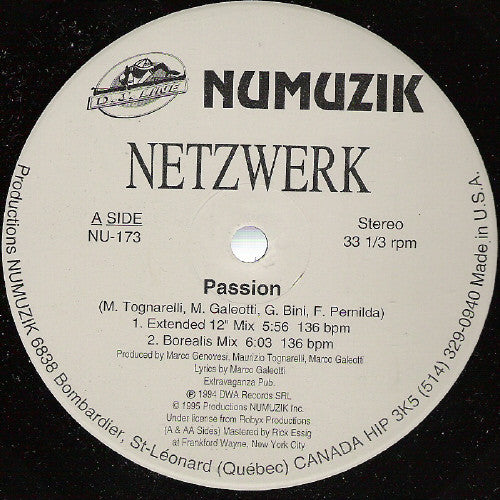 Passion / Ne me quitte pas Réseau, Quatorze 14