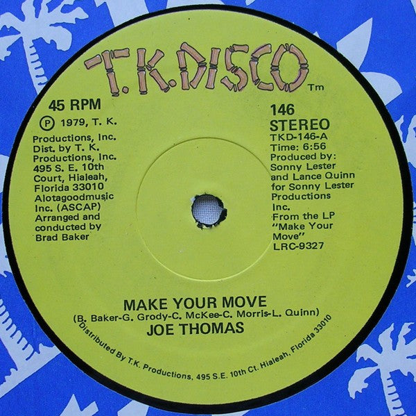 Make Your Move / Get On Back Joe Thomas