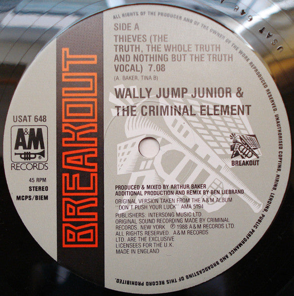 Thieves Wally Jump Jr & The Criminal Element