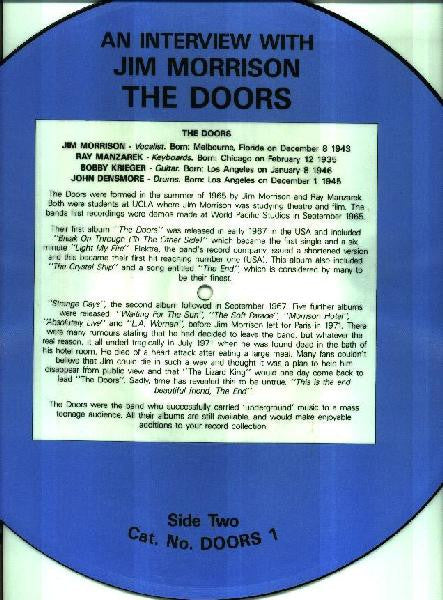 An Interview With Jim Morrison The Doors The Doors
