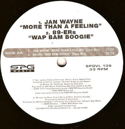 !!!Attenzione!!! / More Than A Feeling / Wap Bam Boogie | Rectangle Triangle | Experience classic beats with this vinyl record featuring the tracks "!!!Attenzione!!!," "More Than  