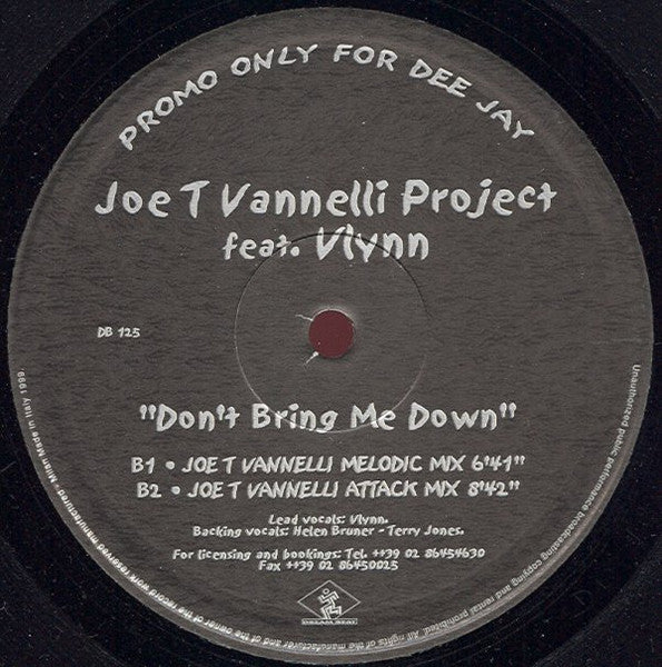 Ne me fais pas tomber Projet Joe T. Vannelli, Vlynn