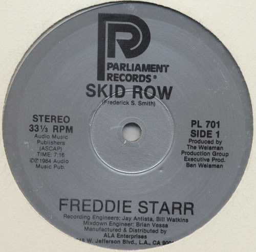 Skid Row Le fabuleux Freddie Starr