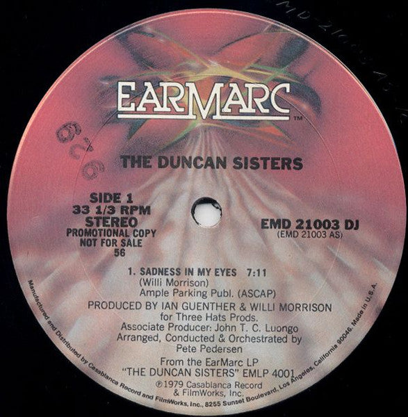 Sadness In My Eyes / Outside Love Duncan Sisters