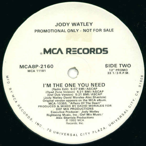 I'm The One You Need 4 Jody Watley