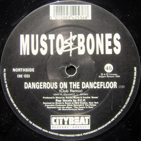 Dangerous On The Dancefloor / Time Is Running Out (Club Remixes) Musto & Bones