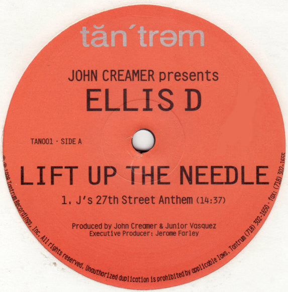 Soulevez l'aiguille John Creamer, Ellis-D