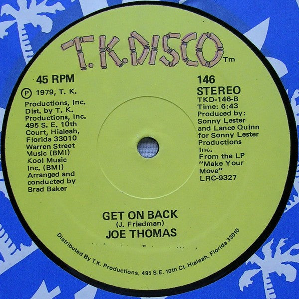 Make Your Move / Get On Back Joe Thomas