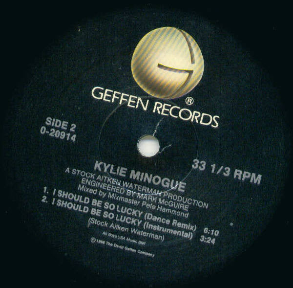 Je devrais être si chanceux Kylie Minogue