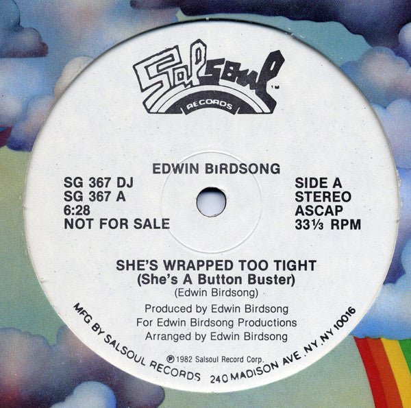 Elle est trop serrée (elle casse les boutons) Edwin Birdsong