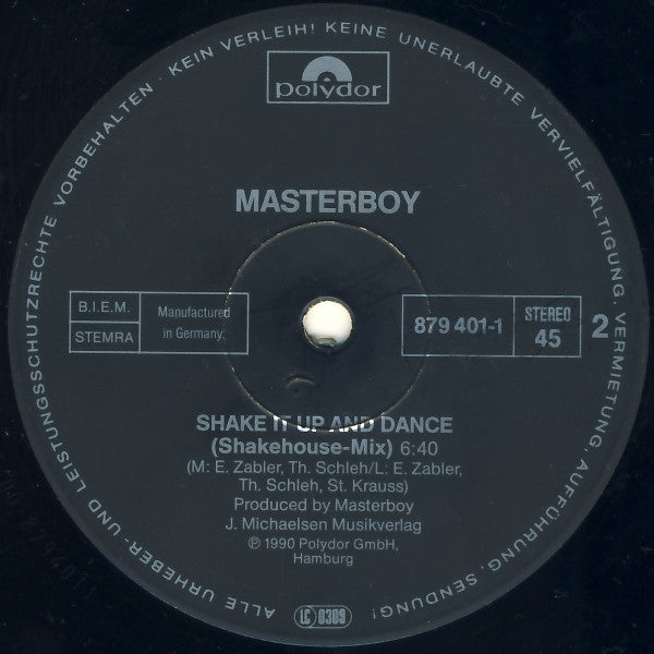 Shake It Up And Dance Masterboy