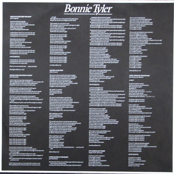 Plus rapide que la vitesse de la nuit Bonnie Tyler