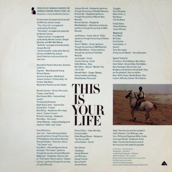 This Is Your Life Norman Connors