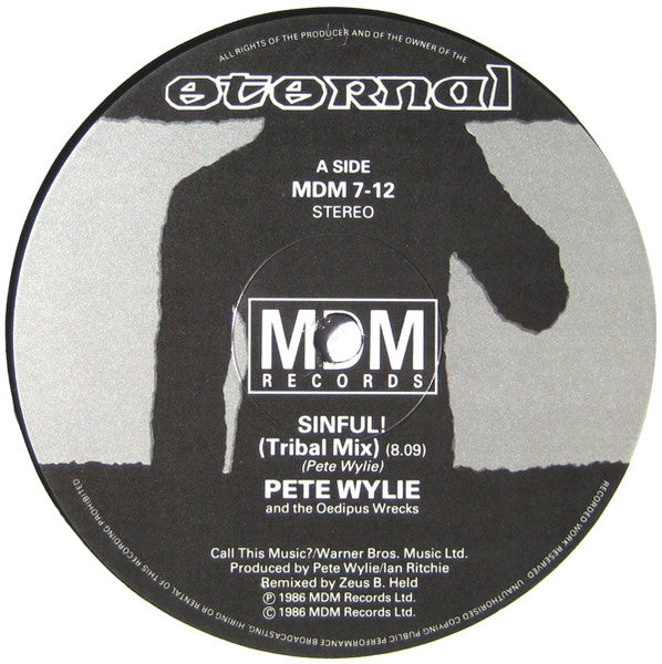 Péché ! (Mix tribal) Pete Wylie, Les naufrages d'Œdipe