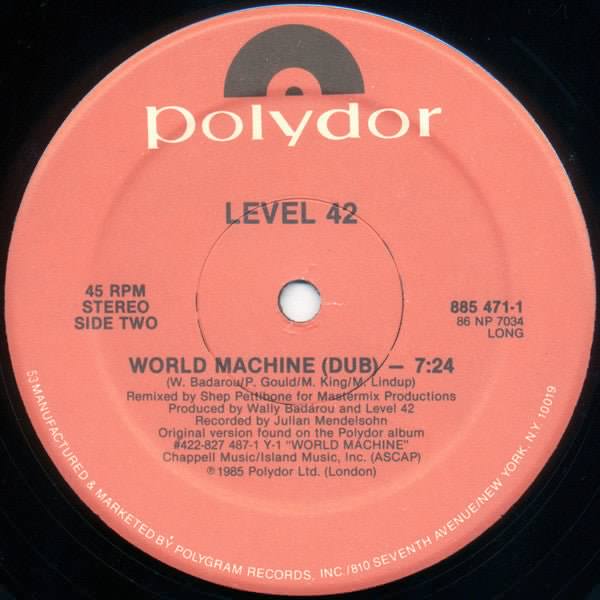 World Machine (Le remix de Shep Pettibone) Niveau 42