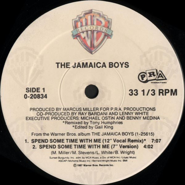 Passe du temps avec moi Les Jamaica Boys