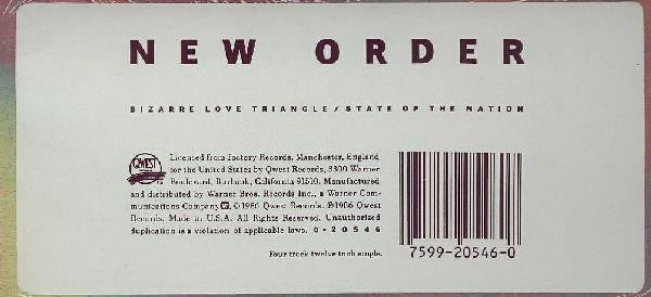 Bizarre Love Triangle New Order