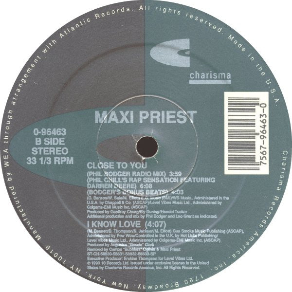 Close To You 3 Maxi Priest