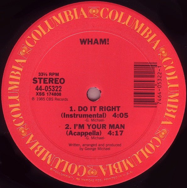 I'm Your Man 3 Wham!