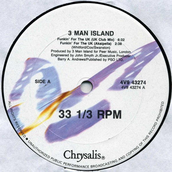 Funkin' For The UK 3 Man Island,Carol Jiani
