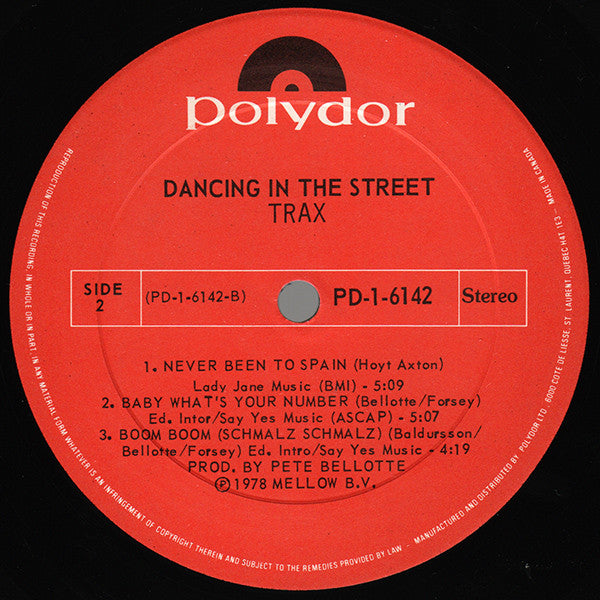 Dancing In The Street