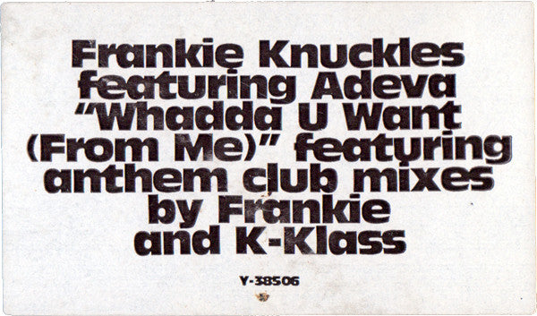 Whadda U Want (From Me) | Rectangle Triangle